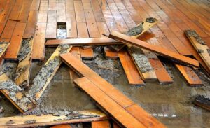 water damage building materials