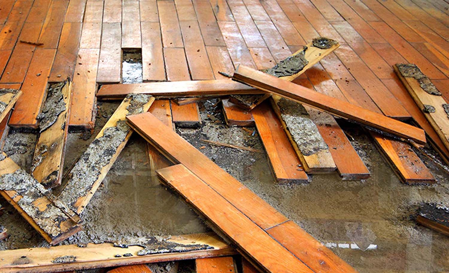 water damage building materials